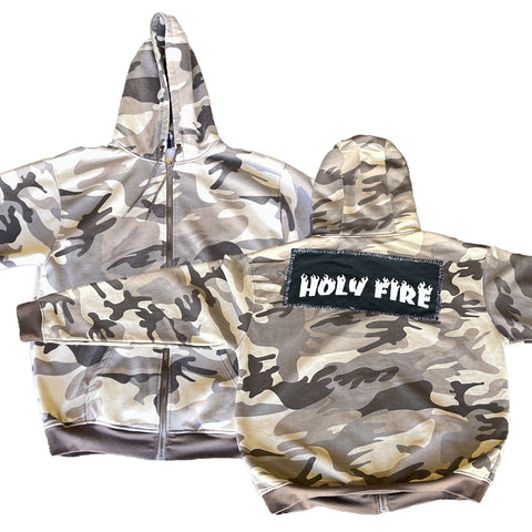 Richie the Barber- Holy Fire Camo Hoodie