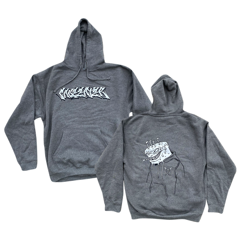 Cake Eater - Graffiti Hood Dark Grey