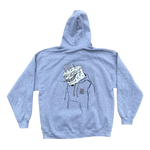 Cake Eater - Graffiti Hood Light Grey