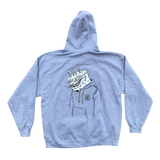 Cake Eater - Graffiti Hood Light Grey