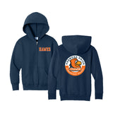 Hermosa Drive- HAWKS Zip-Up Hood (YOUTH)