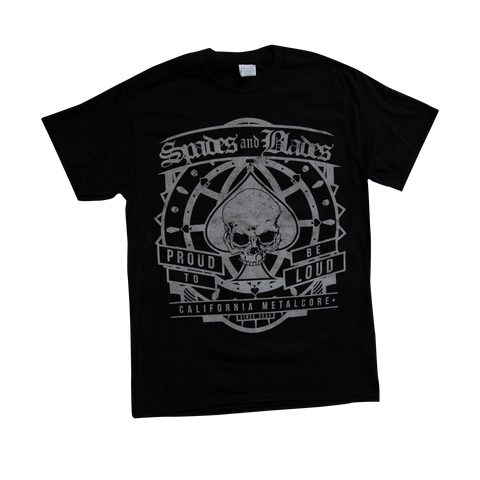 Spades and Blades - California Metalcore Tee